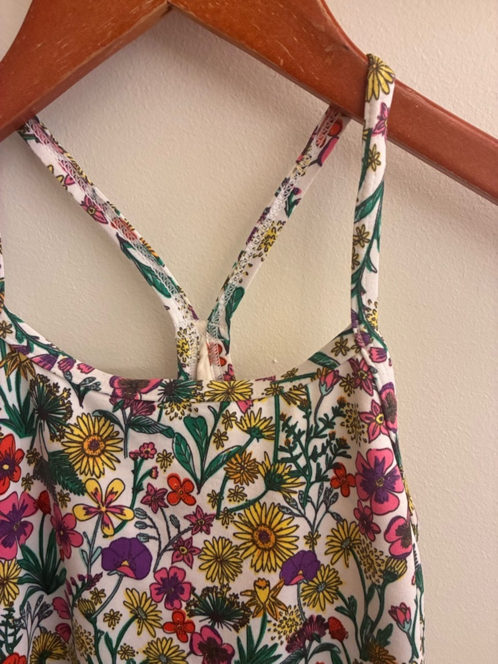Kids Floral Print Spaghetti Strap Sundress